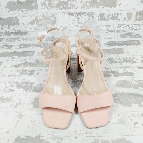 NEW BP Larissa Block Heel Slingback Ankle Strap Summer Sandals X419 - Picture 3 of 16